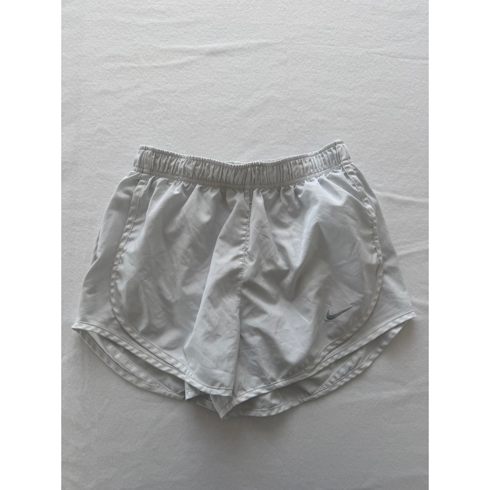 Nike Running Shorts Womens Small Dri-FIT Tempo White Excellent
